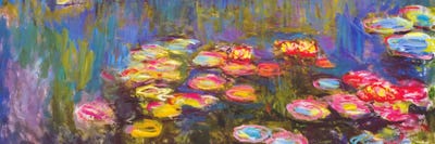 wall26 Water Lilies by Claude Monet Canvas Art Wall Decor 16x24 Inches CVS-X-D209-16x24x1.50x3 
